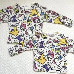おそろい サンリオ 長袖Tシャツ 2枚セット 100cm、90cm