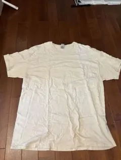 GILDAN ポケットTシャツ ベージュ XLサイズ