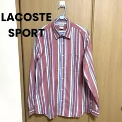 LACOSTE ラコステスポーツ ストライプ 長袖シャツ