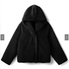 GRL フード付きボリュームファーコート[on077]