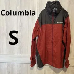 Columbia コロンビア 赤黒 ジャンパー 【S】 上着 アウトドア