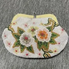 総ビーズバッグ　和装　パーティーバッグ