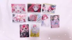 5等分の花嫁 一花 二乃 三玖 四葉 五月 ウエハース カード トレカ
