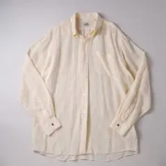 HERMÈS リネンシャツ フランス製 43 XL 美品のサムネイル