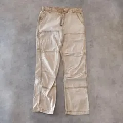 カーハート W34 ペインターパンツ ダック 古着 ボトム ベージュ 19376