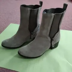 セール！サイドゴアブーツ グレー系 スエード