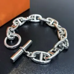 シェーヌダンクル ブレスレット シルバー925 アンカーチェーン　男性　マンテル