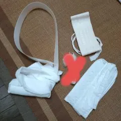 花嫁着付け小物　4点セット　花嫁衿芯　博多織伊達巻ロング