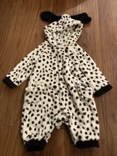 フード付きロンパース