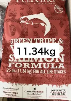 PetKindペットカインド グリーントライプ＆ワイルドサーモン 11.34kg