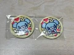 ナルミヤキャラクターズ 刺繍缶バッジビスケット ミント