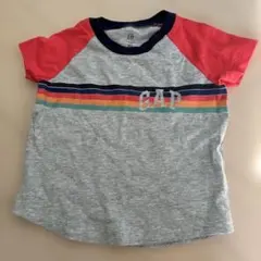 新品　GAP Tシャツ 12-18ヶ月 グレー/レッド　80 半袖