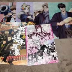 銀魂 ローソン クリアファイル 阿伏兎 月詠 ポスター 特典 デスクパット