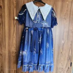 ToAlice プラネタリウム刺繍入り半袖ワンピースのサムネイル
