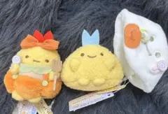 みにっコ ハロウィン てのりぬいぐるみ えびふらいのしっぽ あじふらいのしっぽ