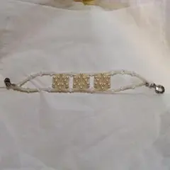 ブレスレット　パールビーズ　ハンドメイド