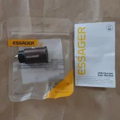 Essager 45W シガーソケット充電 USB-A＆Type-C 2ポート