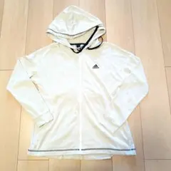 adidas フード付きジップアップパーカー薄手LH39番