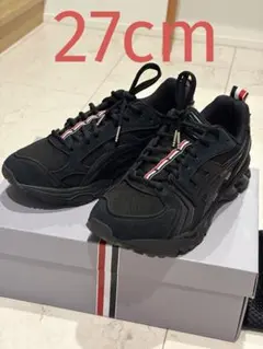 Thom Browne asics コラボスニーカー 黒25.25cm - メルカリ