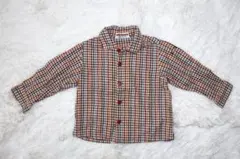ミキハウス チェック柄シャツ 90サイズ