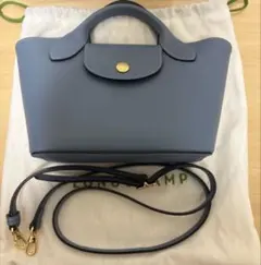 新品 ロンシャン エクストラXS レザー タートルダブ グレージュ 2WAY 