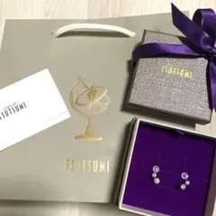 【未使用】TSUTSUMI ツツミ　キュービックピアス