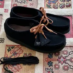 CLARKS クラークス WALLABEE BLACK SUEDE ワラビー