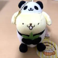 まとめ買い値下可ポムポムプリンカフェ限定マスコットぬいぐるみキーホルダー ポンポンプリン カフェ マスコット
