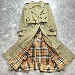 専用　未使用級♡バーバリー　トレンチコート　ベルトライナー　ノバチェック　玉虫色