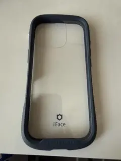 iFace Reflection ケース 透明/ネイビー iPhone16Pro