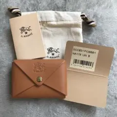 新品　IL BISONTE 名刺入れ ブラウン系のサムネイル