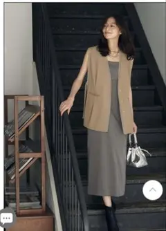 ＊超美品＊LOUNIE ルーニィ ジレ ベスト ブラック