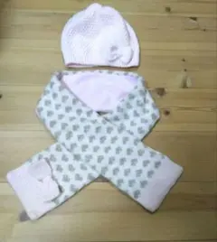 H＆ M 女児用 マフラーと帽子 キッズ 女の子