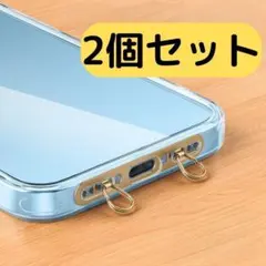 ストラップホルダー　ショルダー　パラコード　iPhone 2点吊り　ステンレス