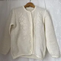 vintage 刺繍 カーディガン