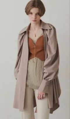 LA BELLE ETUDE　バック オープン シャツ ブラウス