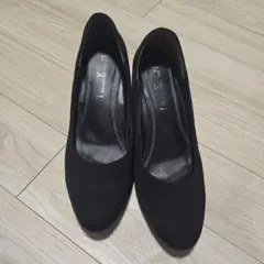 [ロメオ バレンチノ] 黒パンプス 3E