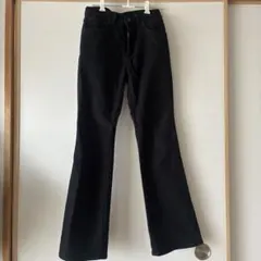 GU ジーユー ミドルライズフレアジーンズ 丈標準 Sサイズ