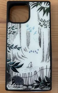 ムーミン iPhone13mini/12miniケース スクエアガラス 森のサムネイル