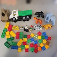 動物園セット飼育員、動物運搬トラック LEGOデュプロ