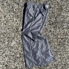 00s adidas wide nylon pants side y2k