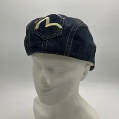 EVISU エヴィス デニムハンチング帽 楽天市場】EVISU JEANS EDD-0201MK ハンチング キャップ カモメ刺繍