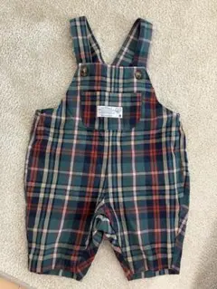 チェック柄ロンパース サイズ70
