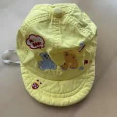 MINI-K BABY キャップ イエロー 刺繍50センチのサムネイル