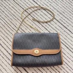 Dior チェーンショルダーバッグ ハニカム柄