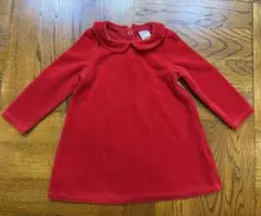 H&M ワンピース　ベロア　90サイズ