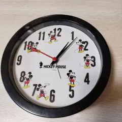 ミッキーマウスの置き掛け時計 ミニタイプ　15✕15cm