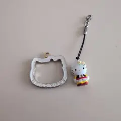 Hello Kitty メタルチャーム ストラップ セット