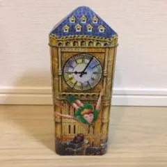 ピーターパン ビッグベン 貯金箱缶