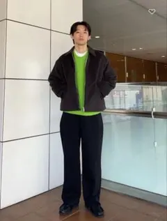 H BEAUTY&YOUTH ヘビーハイブリッドコットンイージーパンツ